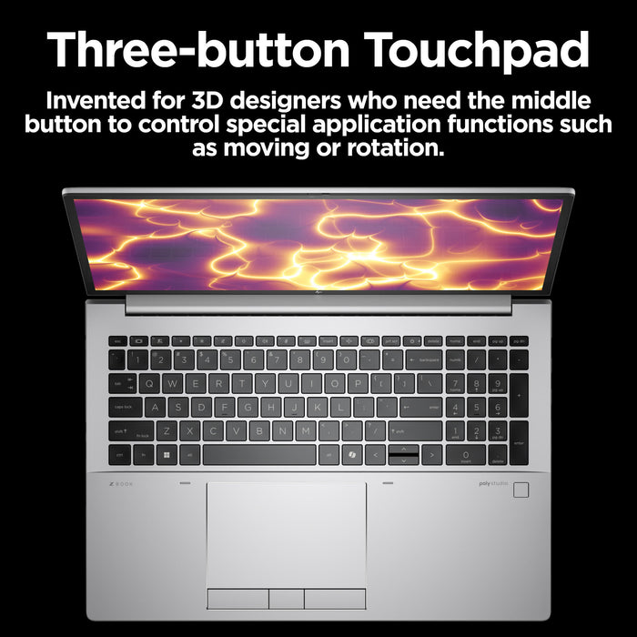 HP ZBook Fury G11, Intel® Core™ i7, 40.6 cm (16"), 1920 x 1200 pixels, 32 GB, 1 TB, Windows 11 Pro