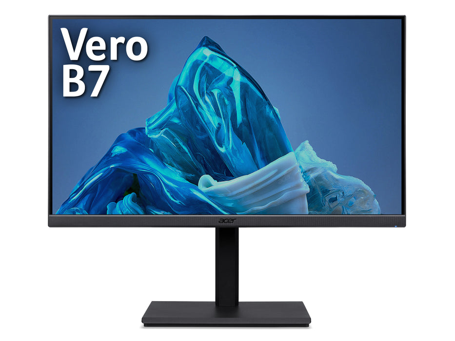 Acer B7 Vero B227QHbmiprxv Monitor, Full HD (1920x1080), 100Hz Refresh rate, 4Ms Response Time, Zero Frame Bezel, HDMI/DP/VGA, 54.6 cm (21.5"), 1920 x 1080 pixels, Full HD, LED, 4 ms, Black