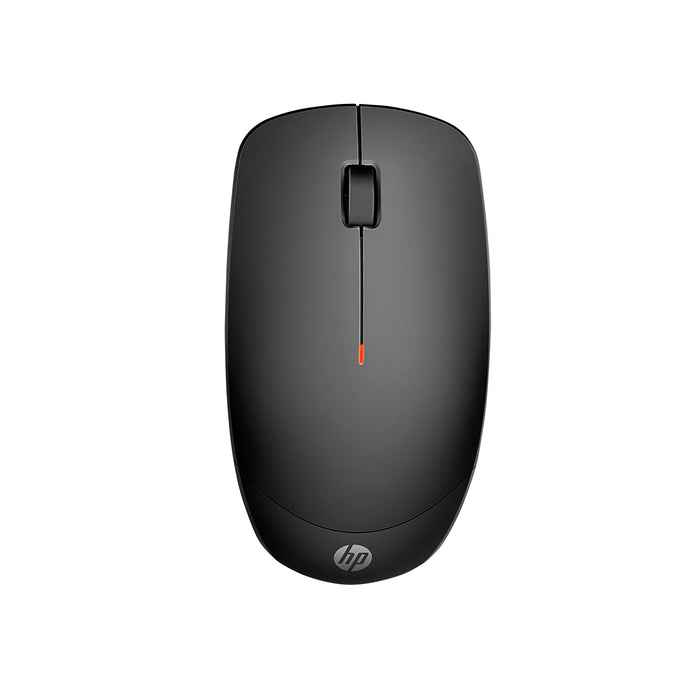 HP 235 Slim Wireless Mouse, Ambidextrous, Optical, RF Wireless, 1600 DPI, Black