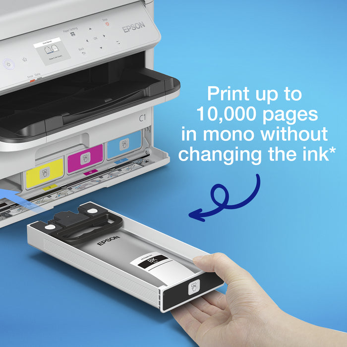 Epson WF-C5390DW, Colour, 4800 x 1200 DPI, 4, A4, 75000 pages per month, 34 ppm
