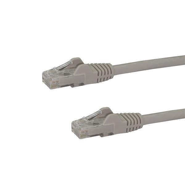 StarTech.com 1m CAT6 Ethernet Cable - Grey CAT 6 Gigabit Ethernet Wire -250MHz 100W PoE RJ45 UTP Network/Patch Cord Snagless w/Strain Relief Individually Tested, 1 m, Cat6, U/UTP (UTP), RJ-45, RJ-45, Grey