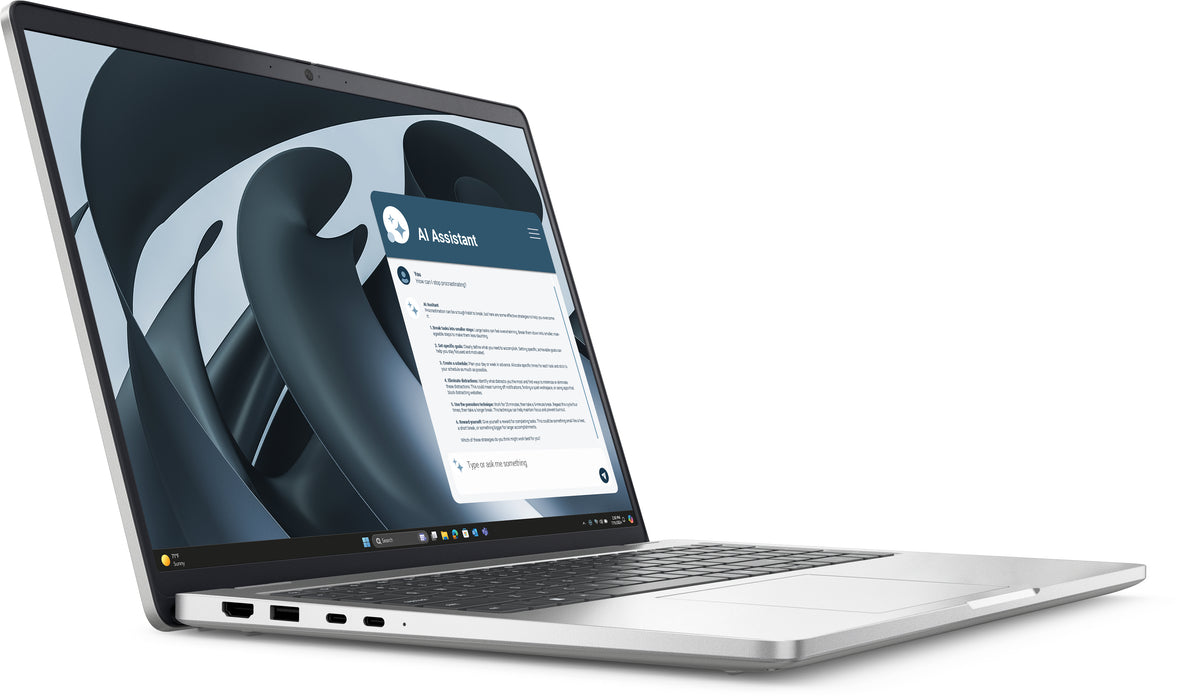 DELL Pro 16 Plus PB16255, AMD Ryzen™ AI 5, 3.4 GHz, 40.6 cm (16"), 1920 x 1200 pixels, 16 GB, 512 GB