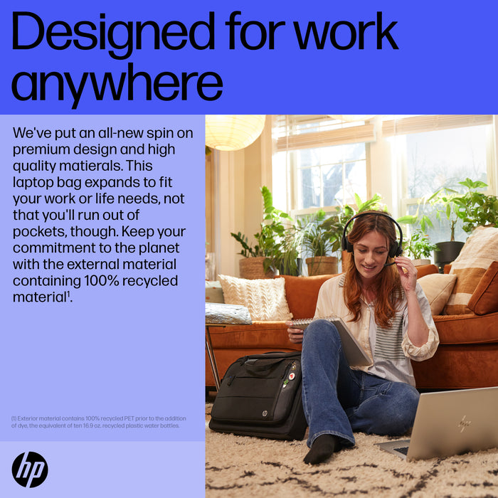 HP Renew Executive 16-inch Laptop Bag, Messenger case, 40.9 cm (16.1"), 860 g