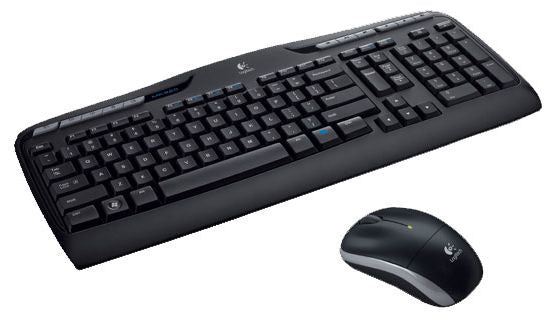 Logitech Wireless Combo MK330, Full-size (100%), Wireless, RF Wireless, QWERTY, Black, Mouse included