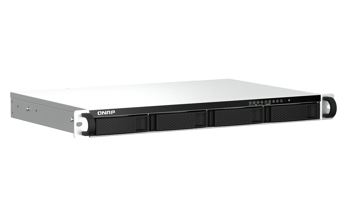 QNAP TS-464eU, NAS, Rack (1U), Intel® Celeron®, N5095, 8 GB, DDR4
