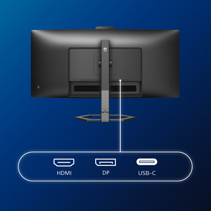 Philips 5000 series 34E1C5600HE/00, 86.4 cm (34"), 3440 x 1440 pixels, 4K Ultra HD, LED, 4 ms, Black