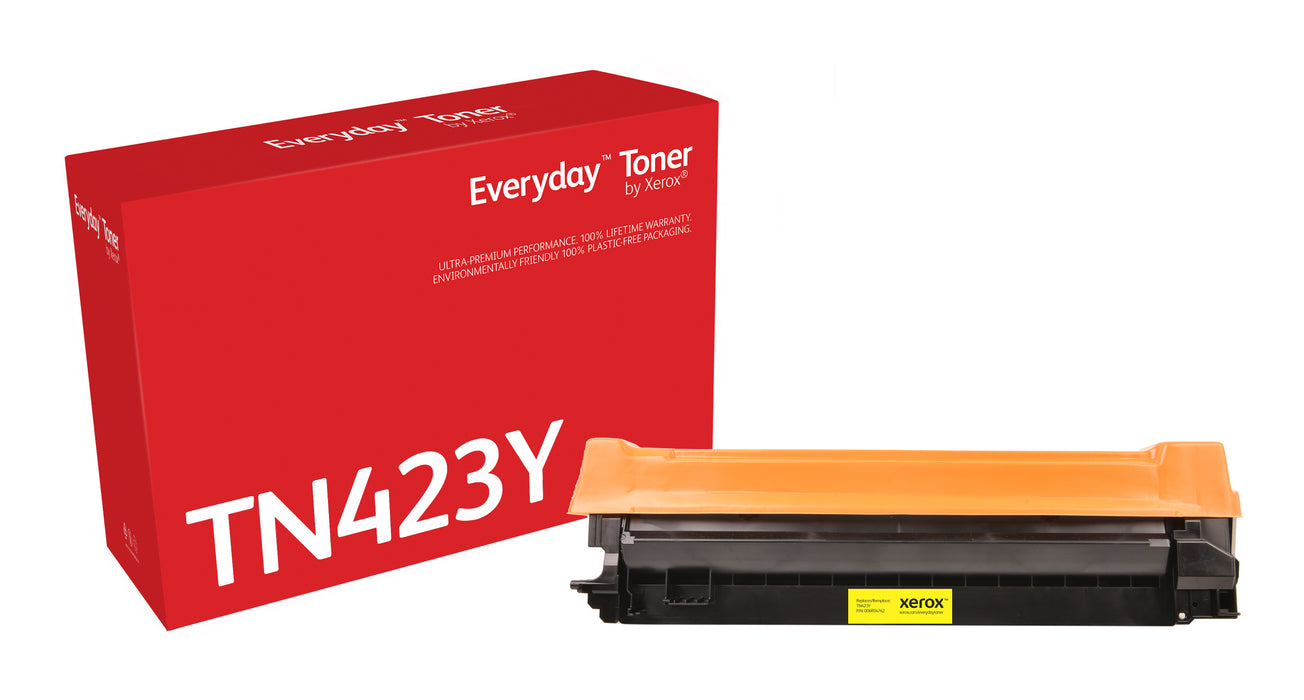 Everyday™ Yellow Toner by compatible with Brother TN-423Y, High capacity, 4000 pages, Yellow, 1 pc(s)