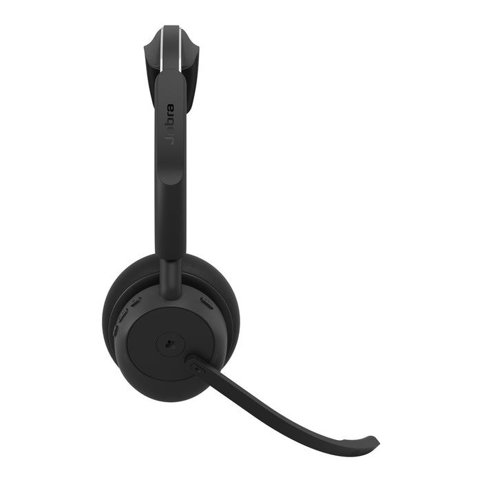 Jabra Evolve3 45 MS - USB-C with Dongle - Stereo, Wireless, Office/Call center, 20 - 20000 Hz, 102 g, Headset, Black
