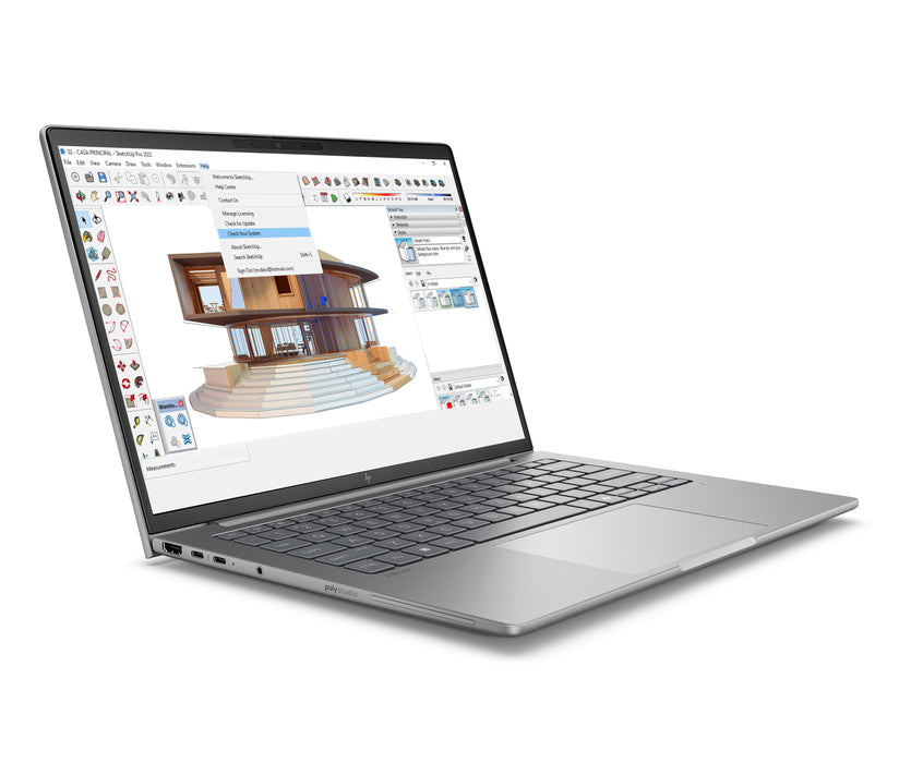 HP ZBook 8 G1i Data Science, Intel Core Ultra 7, 35.6 cm (14"), 1920 x 1200 pixels, 32 GB, 1 TB, Windows 11 Pro