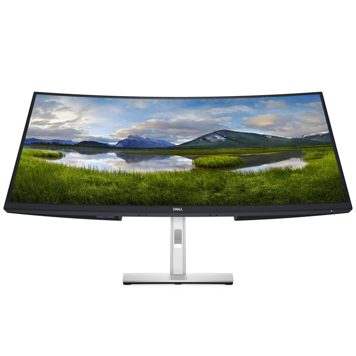 DELL P Series 34 Curved USB-C Monitor – P3421W, 86.7 cm (34.1"), 3440 x 1440 pixels, Quad HD, LCD, 8 ms, Silver