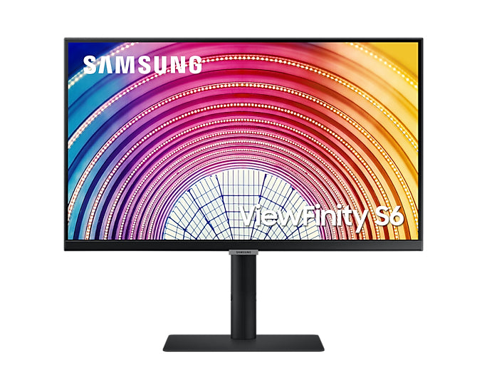 Samsung ViewFinity LS24A600NAU, 61 cm (24"), 2560 x 1440 pixels, Quad HD, LED, 5 ms, Black