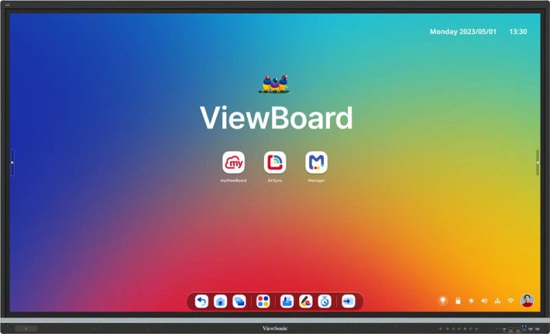 Viewsonic IFP7551-3C, 190.5 cm (75"), 1650.24 x 928.26 mm, 500 cd/m², 1.07 billion colours, 3840 x 2160 pixels, TFT-LCD