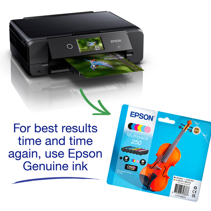 Epson Expression Photo XP-980, Inkjet, Colour printing, 5760 x 1440 DPI, A3, Direct printing, Black