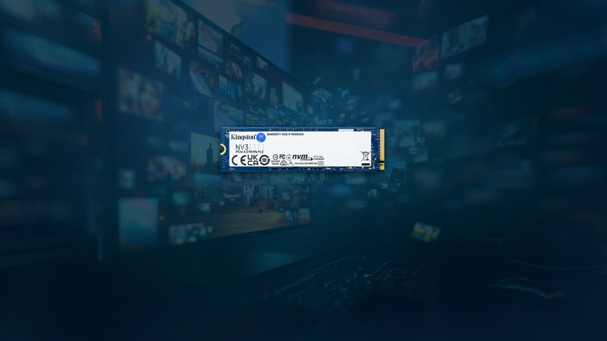 Kingston Technology 1000G NV3 M.2 2280 NVMe SSD, 1 TB, M.2, 6000 MB/s