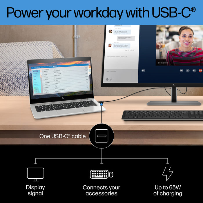HP E32k G5 4K USB-C Monitor, 80 cm (31.5"), 4K Ultra HD, LCD, 5 ms
