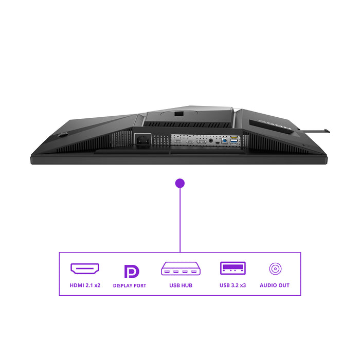 AOC AGON PRO AG326UD, 80 cm (31.5"), 3840 x 2160 pixels, 4K Ultra HD, QD-OLED, 0.03 ms, Black