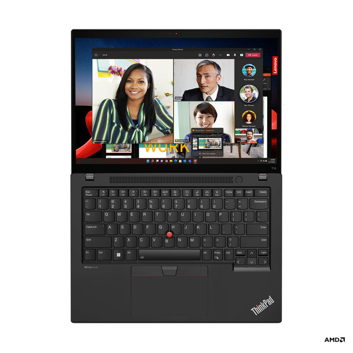 Lenovo ThinkPad T14 Gen 4 (AMD), AMD Ryzen™ 5 PRO, 3.2 GHz, 35.6 cm (14"), 1920 x 1200 pixels, 16 GB, 256 GB