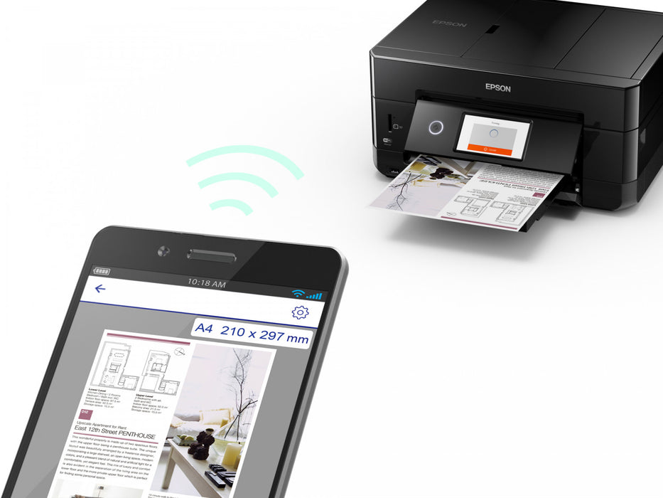 Epson Expression Premium XP-7100, Inkjet, Colour printing, 5760 x 1440 DPI, A4, Direct printing, Black