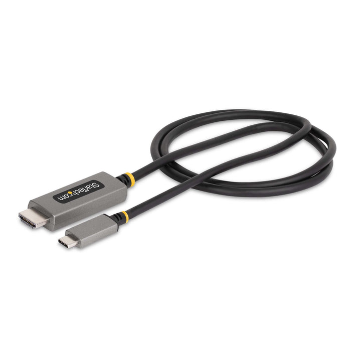 StarTech 3ft (1m) USB-C to HDMI Adapter Cable, 8K 60Hz, 4K 144Hz, HDR10, USB Type-C to HDMI 2.1 Video Converter Cable, USB-C DP Alt Mode/USB4/Thunderbolt 3/4 Compatible (134B-USBC-HDMI211M)