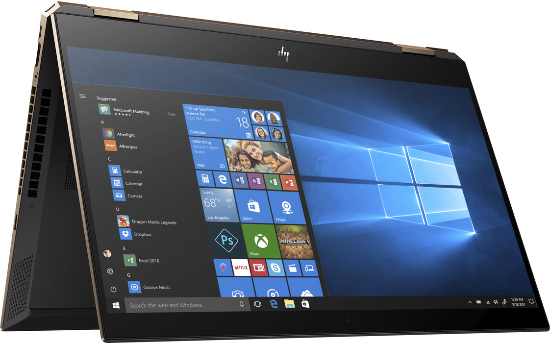 HP Spectre x360 15-df1010na, Intel® Core™ i7, 2.6 GHz, 39.6 cm (15.6"), 3840 x 2160 pixels, 16 GB, 1 TB