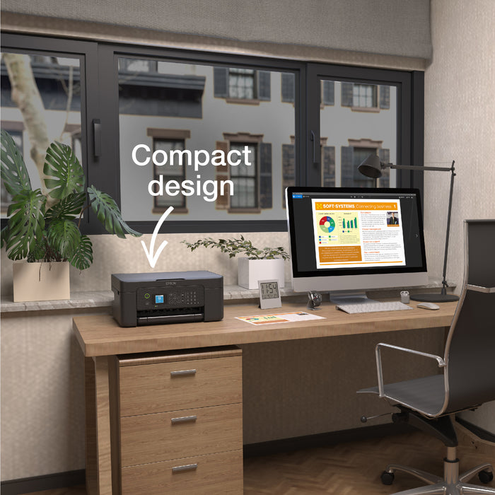 Epson WorkForce WF-2910DWF, Inkjet, Colour printing, 5760 x 1440 DPI, A4, Direct printing, Black