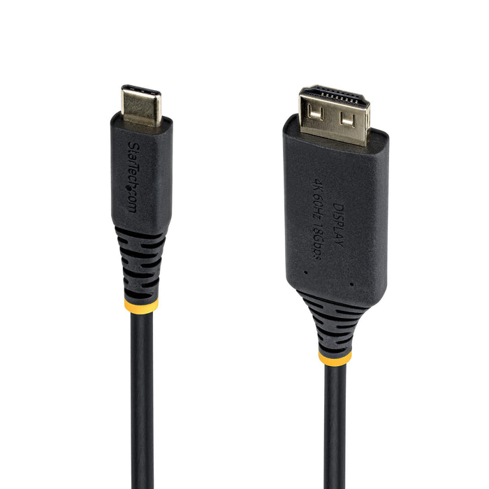 StarTech.com 2m USB-C to HDMI Adapter Cable, Gripping HDMI Connector, 4K 60Hz, Thunderbolt Compatible, HDR, Uni-Directional Cord for MacBook, Dell, HP, Lenovo, 2 m, USB Type-C, HDMI Type A (Standard), Male, Male, Straight