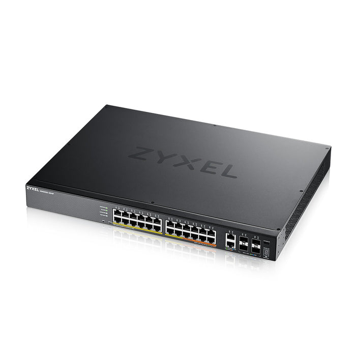 Zyxel XGS2220-30HP, Managed, L3, Gigabit Ethernet (10/100/1000), Power over Ethernet (PoE), Rack mounting