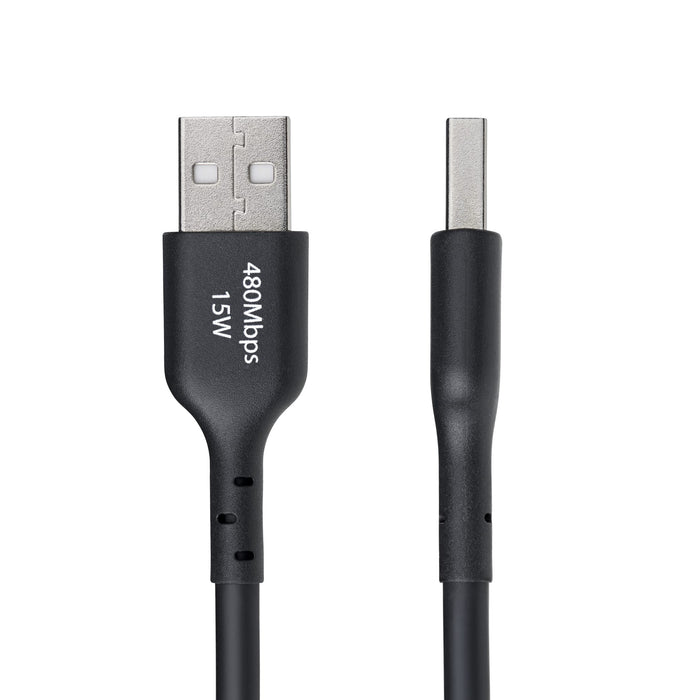 StarTech.com 4m (13ft) USB-A to USB-C Charging Cable, Charge & Sync, 3A, USB 2.0, TPE Jacket - Black USB Charging Cord, 4 m, USB A, USB C, USB 2.0, 0.48 Gbit/s, Black