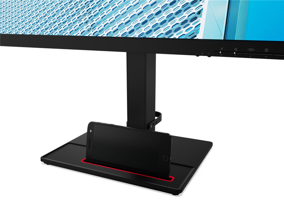 Lenovo ThinkVision T24v-20, 60.5 cm (23.8"), 1920 x 1080 pixels, Full HD, LED, 6 ms, Black