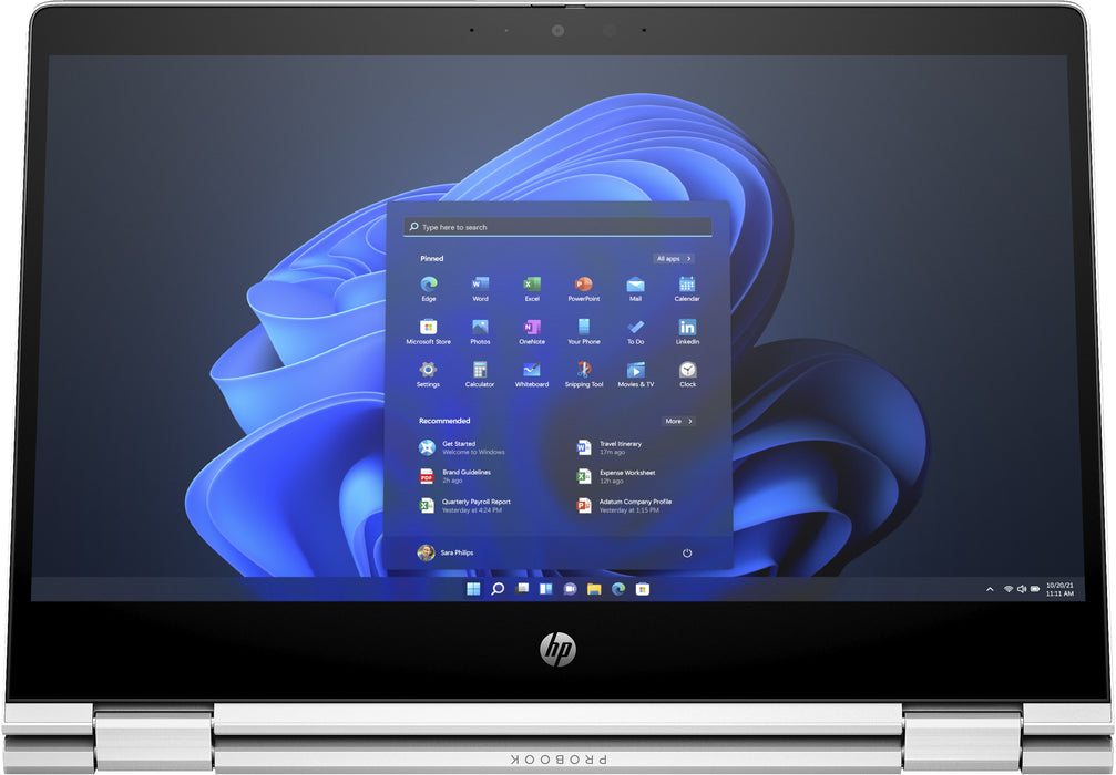 HP Pro x360 435 G10, AMD Ryzen™ 5, 2 GHz, 33.8 cm (13.3"), 1920 x 1080 pixels, 8 GB, 256 GB