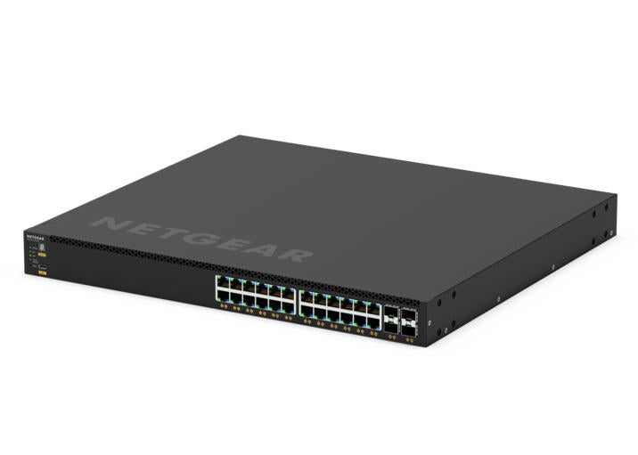 NETGEAR GSM4328, Managed, L3, Gigabit Ethernet (10/100/1000), Power over Ethernet (PoE), Rack mounting, 1U