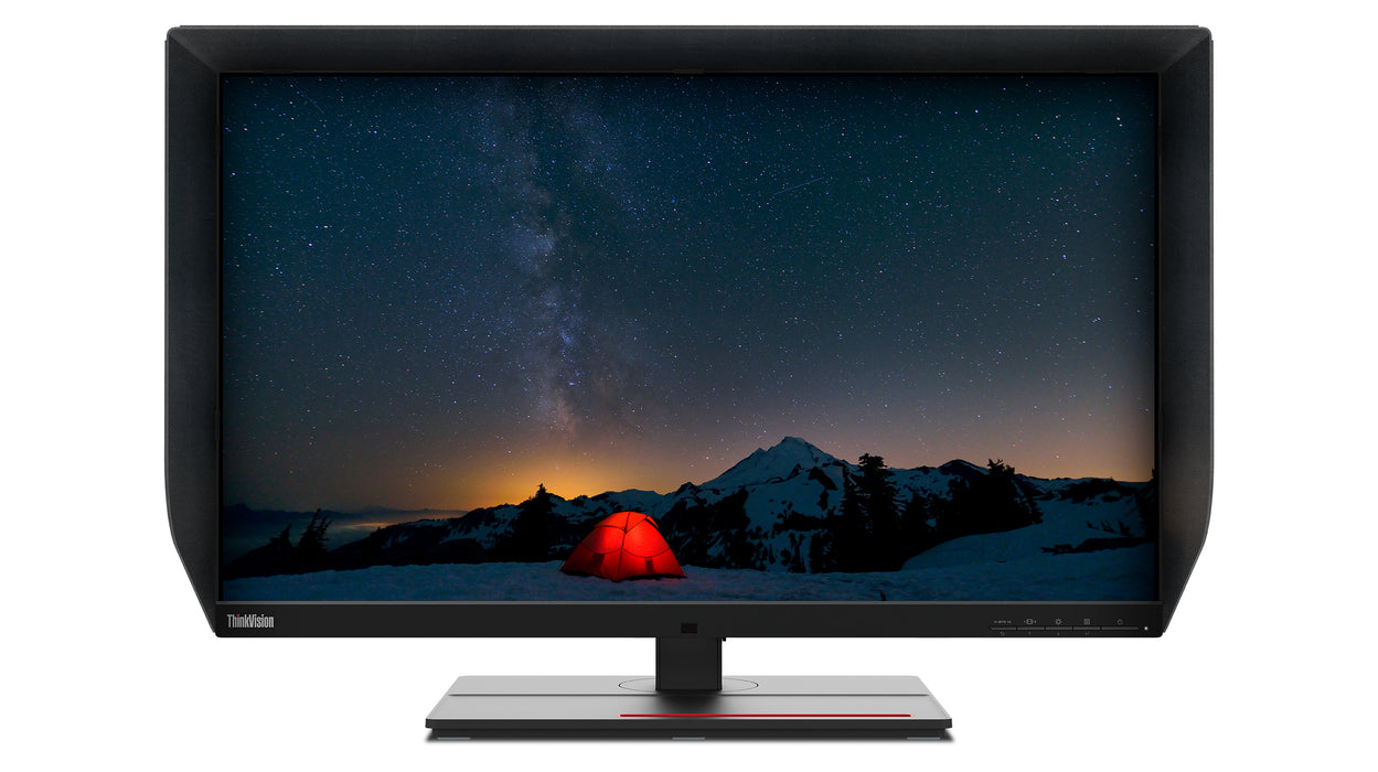 Lenovo ThinkVision P27u-20 Monitor, 68.6 cm (27"), 3840 x 2160 pixels, 4K Ultra HD, LED, 6 ms, Black