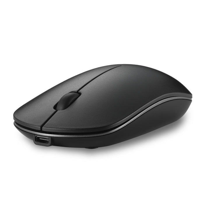 Kensington MY230 EQ Rechargeable Mouse – Wireless – Midsize, RF Wireless + Bluetooth, Black