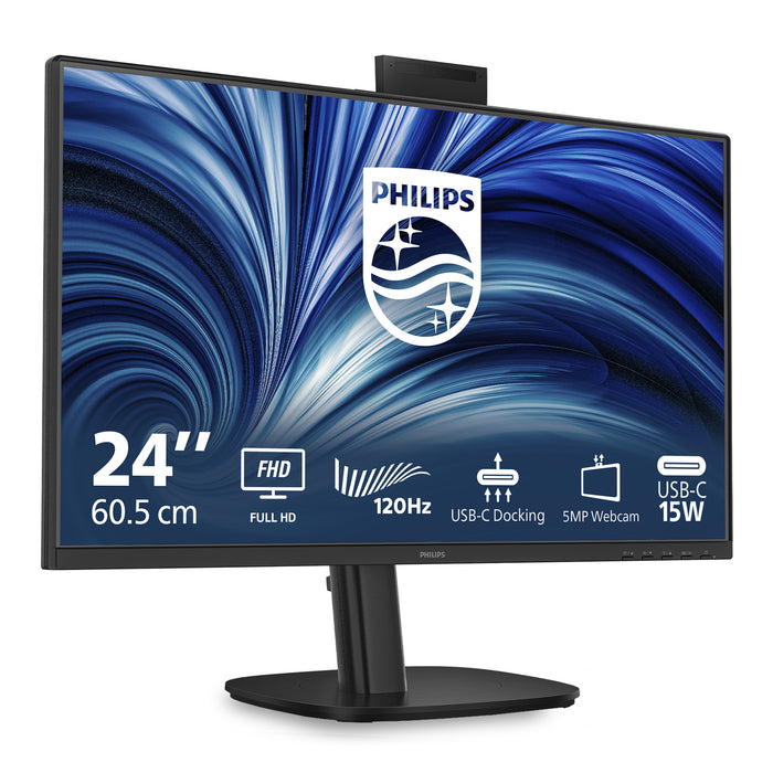 Philips 3000 series 24B2U3301H/00, 60.5 cm (23.8"), 1920 x 1080 pixels, Full HD, LCD, 4 ms, Black
