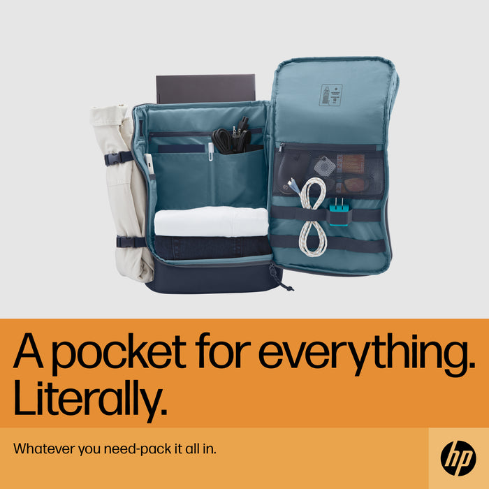 HP Travel 25 Liter 15.6 Iron Grey Laptop Backpack, Backpack, 39.6 cm (15.6"), 860 g