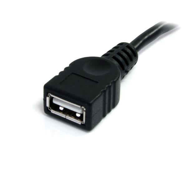 StarTech.com 6 ft Black USB 2.0 Extension Cable A to A - M/F, 1.83 m, USB A, USB A, Male/Female, 0.48 Gbit/s, Black