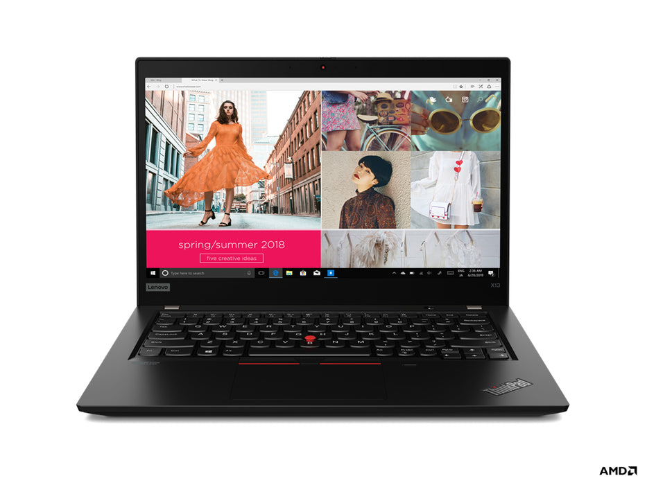 Lenovo ThinkPad X13 Gen 1 (AMD), AMD Ryzen™ 5 PRO, 2.1 GHz, 33.8 cm (13.3"), 1920 x 1080 pixels, 8 GB, 256 GB