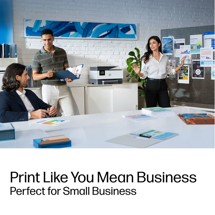 HP OfficeJet Pro 9125 Wireless Color Printer, Thermal inkjet, Colour printing, 4800 x 1200 DPI, Colour copying, A4, Direct printing