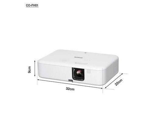 Epson CO-FH01, 3000 ANSI lumens, 3LCD, 1080p (1920x1080), 16:9, 660.4 - 9931.4 mm (26 - 391"), 0.9 - 10.4 m