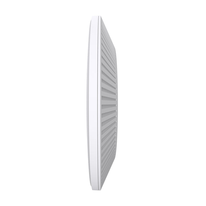 TP-Link Omada BE9300 Ceiling Mount Tri-Band Wi-Fi 7 Access Point, 2.4 GHz, 5 GHz, 6 GHz, 9300 Mbit/s, SNMP, SNMPv2, SNMPv3, WPA-Enterprise, WPA-Personal, WPA2-Enterprise, WPA2-Personal, WPA3-Enterprise, 10,100,1000,10000 Mbit/s