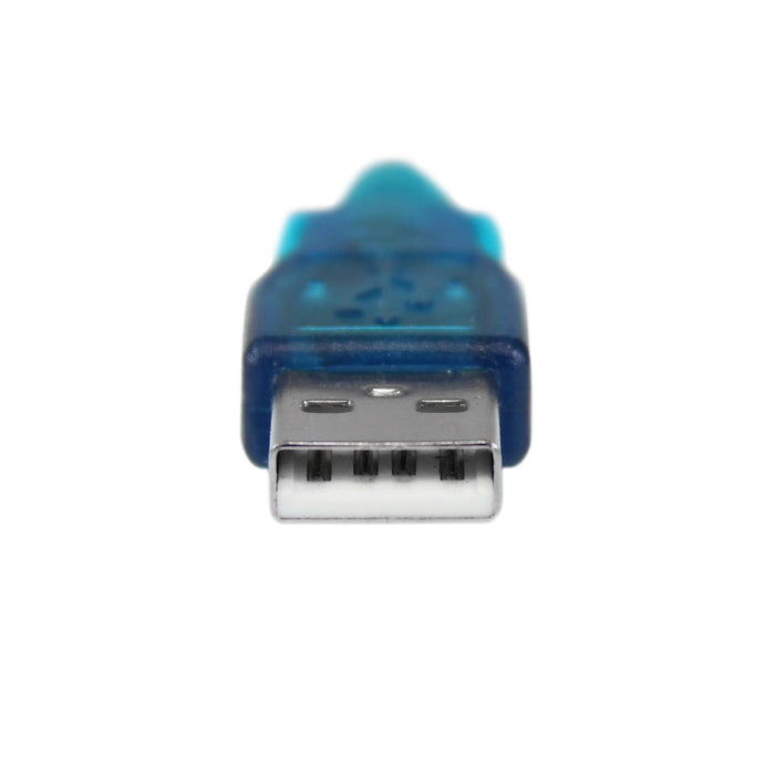 StarTech.com 17in (43cm) 1-Port USB to Serial Adapter Cable, USB-A to DB9 RS232, USB to RS232 Adapter, Prolific Chipset - M/M, Grey, 0.43 m, USB 2.0 Type-A, DB-9, Male, Male