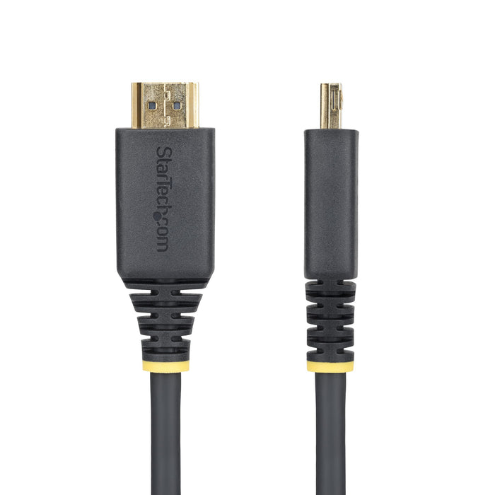 StarTech 2m (6ft) High Speed HDMI Cable with Gripping Connectors, 4K 60Hz/1440p 144Hz, 18Gbps, UHD HDMI Cord, TPE Jacket
