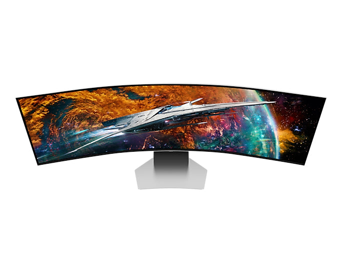 Samsung LS49CG954SU, 124.5 cm (49"), 5120 x 1440 pixels, Dual QHD, OLED, 0.03 ms, Silver