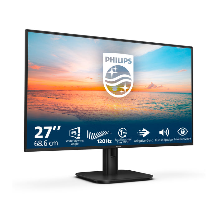 Philips 27E1N1200A/00, 68.6 cm (27"), 1920 x 1080 pixels, Full HD, LCD, 4 ms, Black