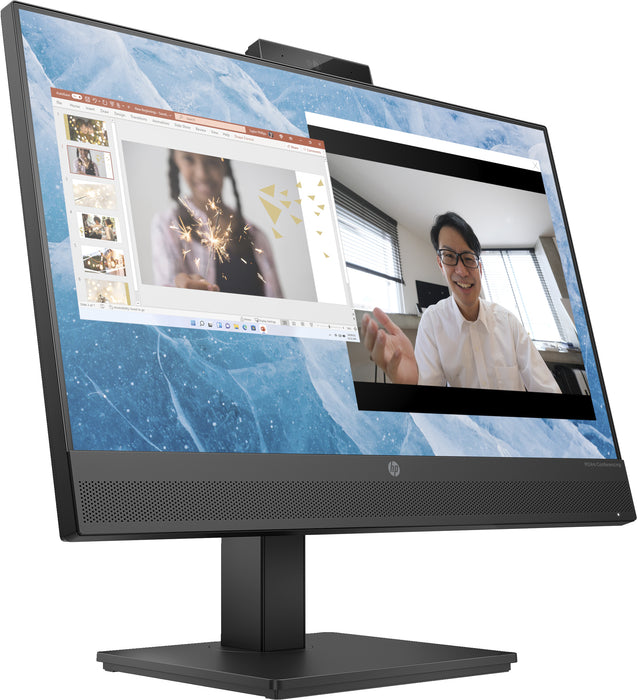 HP M24m Conferencing Monitor, 60.5 cm (23.8"), 1920 x 1080 pixels, Full HD, LED, 5 ms, Black