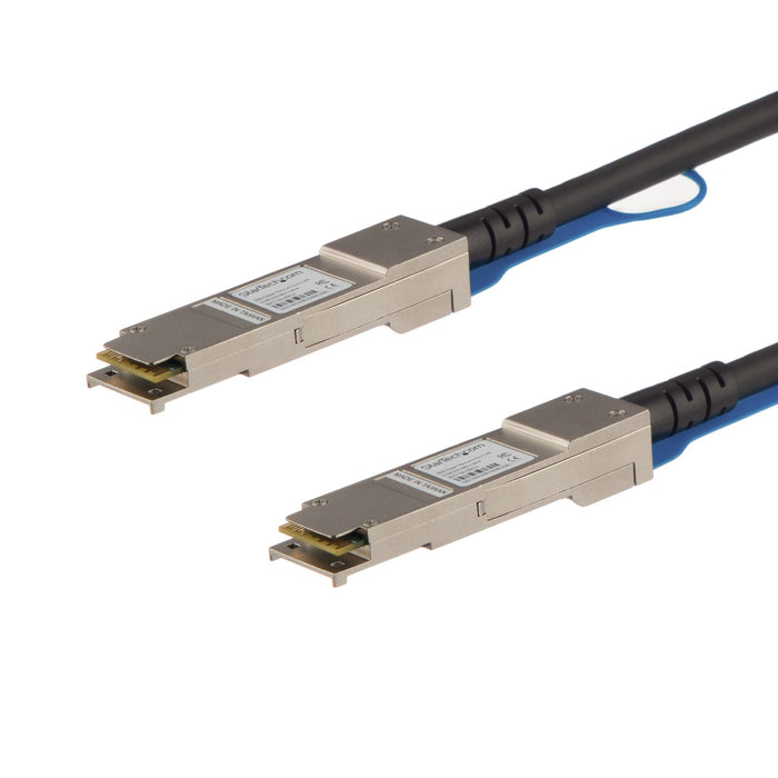 StarTech.com Cisco QSFP-H40G-CU3M Compatible 3m 40G QSFP+ to QSFP+ Direct Attach Cable Twinax - 40GbE QSFP+ Copper DAC 40 Gbps Low Power Passive Transceiver Module DAC Firepower C9200 C9400, 3 m, QSFP+, QSFP+