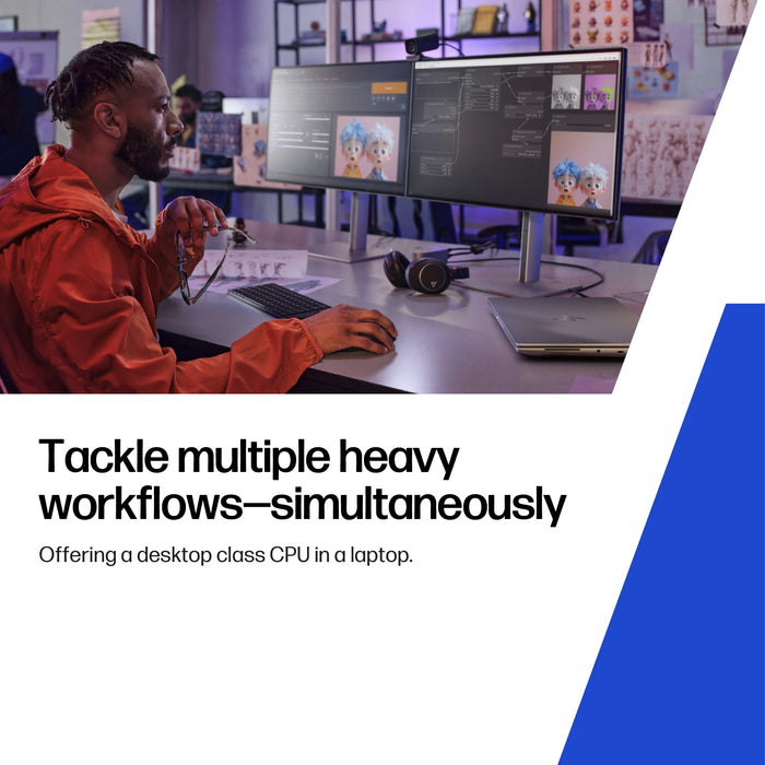 HP ZBook Fury G1i Data Science, Intel Core Ultra 9, 40.6 cm (16"), 1920 x 1200 pixels, 32 GB, 1 TB, Windows 11 Pro