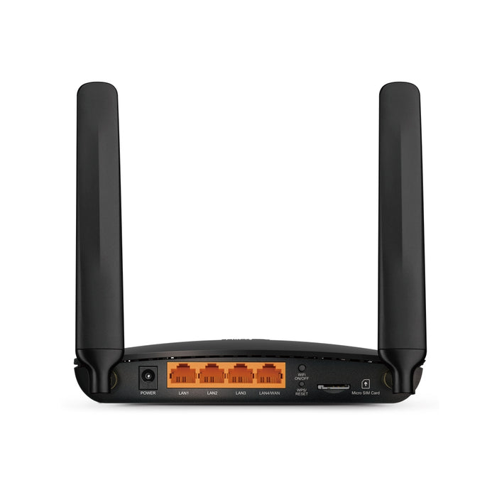 TP-Link Archer MR200, Wi-Fi 5 (802.11ac), Dual-band (2.4 GHz / 5 GHz), Ethernet LAN, 3G, Black, Tabletop router