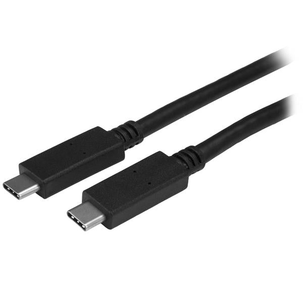 StarTech.com 3ft (1m) USB-C Cable, USB 10Gbps, 100W (5A) Power Delivery, 8K 60Hz / 4K 144Hz DP Alt Mode, USB-IF Certified - Thunderbolt Compatible, 1 m, USB C, USB C, USB 3.2 Gen 2 (3.1 Gen 2), Male/Male, Black
