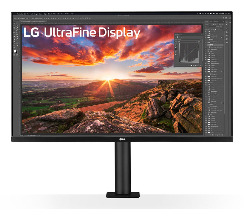 LG 32UN880K-B.AEK, 80 cm (31.5"), 3840 x 2160 pixels, 4K Ultra HD, LCD, 5 ms, Black